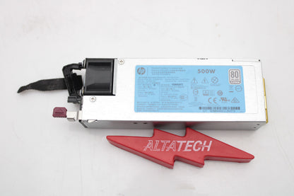 HP 723595-201 500W FLEX SLOT PLATINUM PWR SUPPLY, Used
