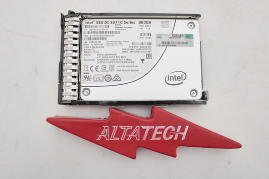 HP 805389-001 800GB 6G SFF WI SC SATA SSD HDD, Used