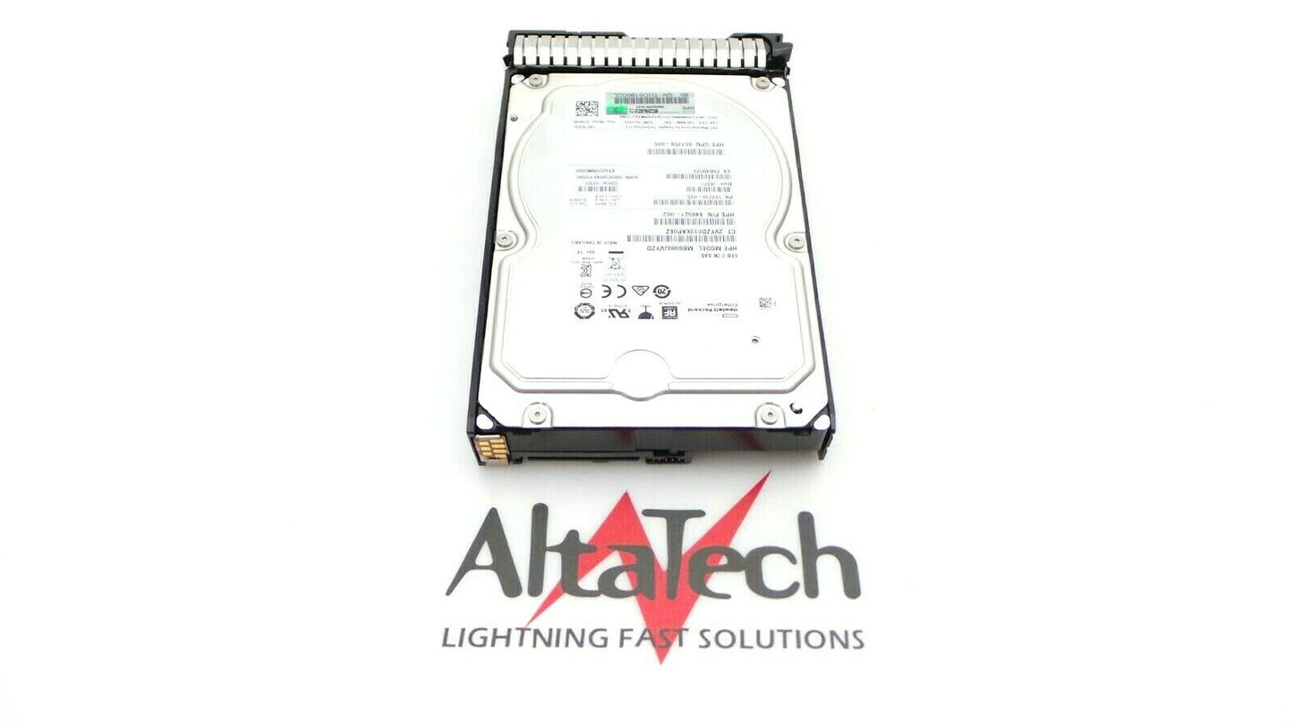 HP 862754-B21 6TB 12G 7.2K RPM LFF SC 512E 2.5" SAS Hard Disk Drive, Used