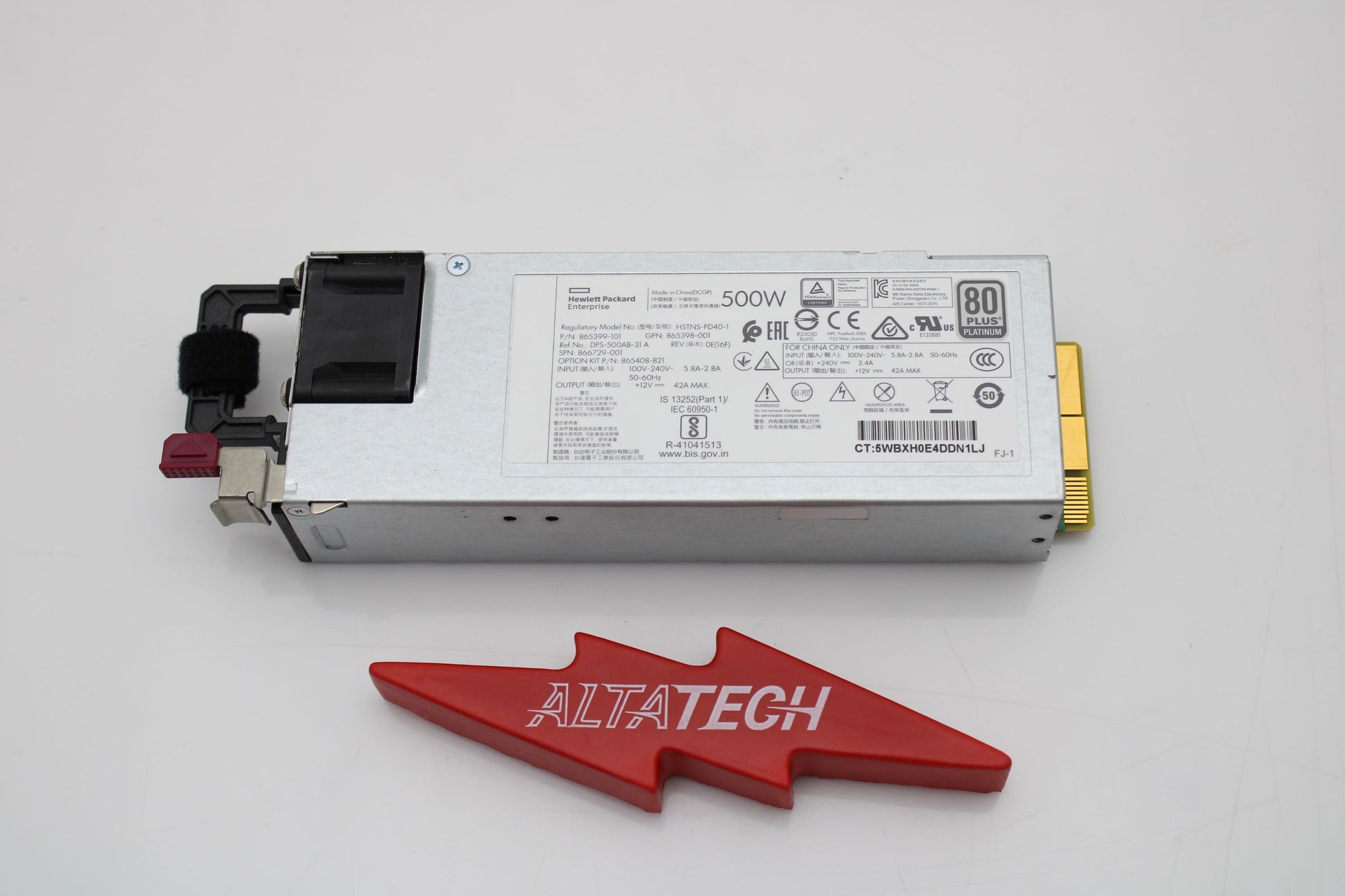 HP 865399-501 500W Flex Slot Low Halogen PSU, Used