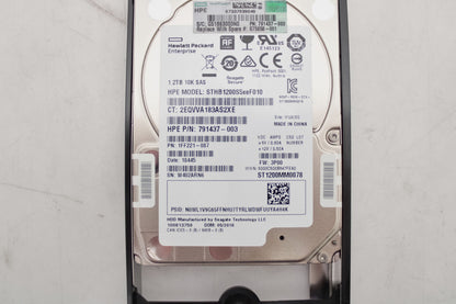 HP 875658-001 3PAR 20000 1.2TB SAS 10K (2.5IN) FIPS Encrypted HDD, Used