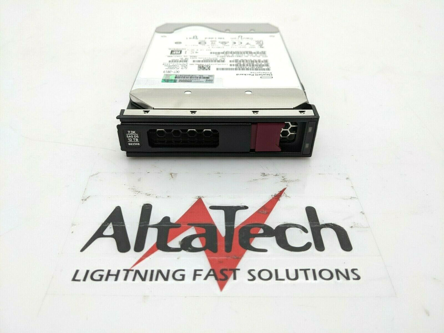 HP 882398-001 12TB 7.2K RPM 12Gbps LFF 3.5" SAS Hard Drive, Used
