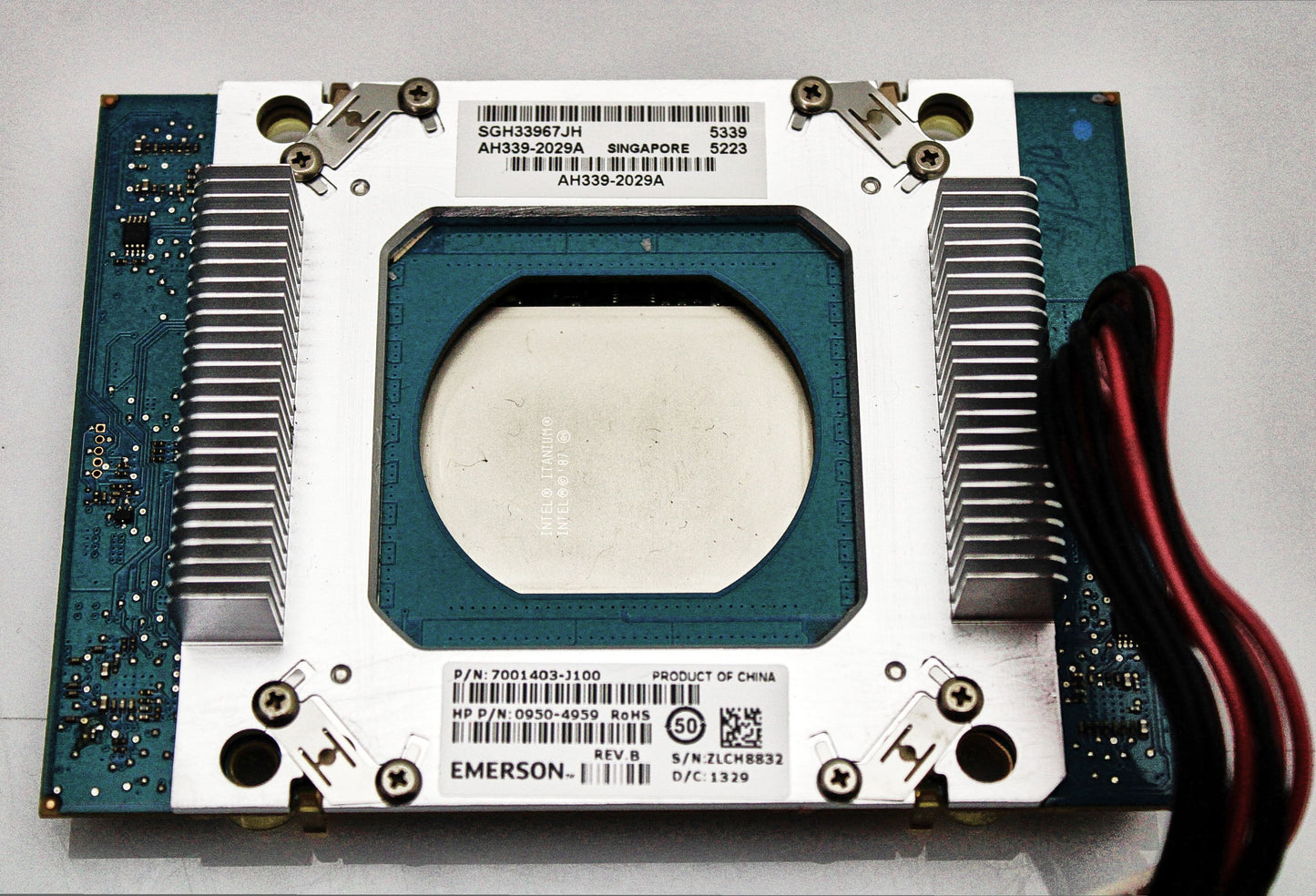 HP AH339-2029A 1.6GHZ/20MB/185W/4C, Itanium 9340, Used
