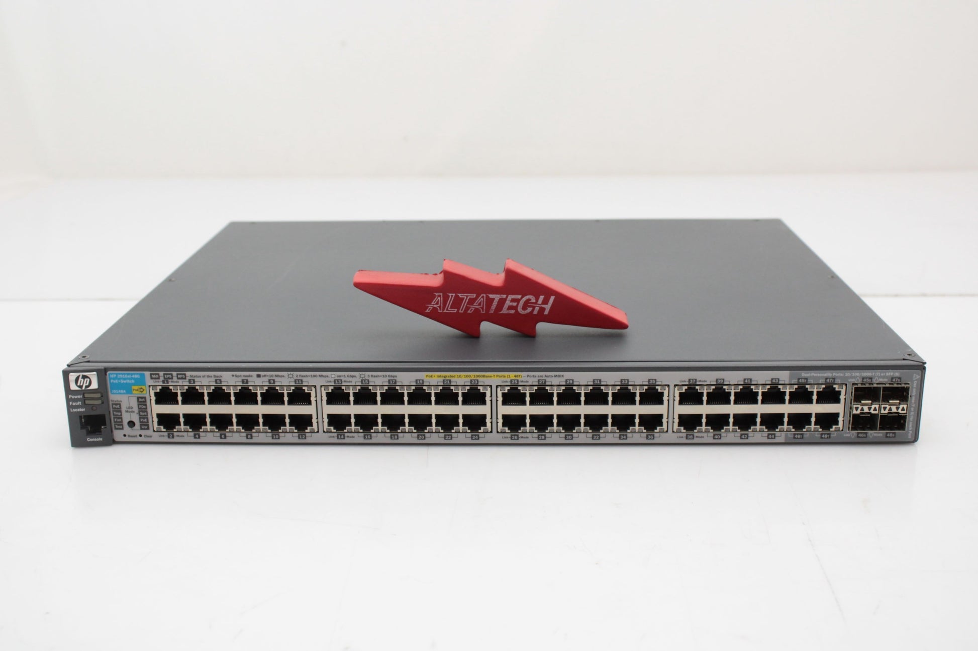 HP J9148A HP ProCurve J9148A 2910AL 48G POE+ 48 Ports Switch, Used