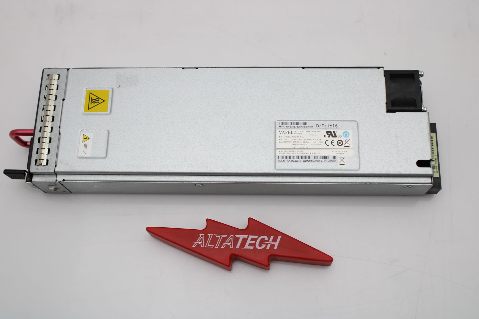 HP JH108A FLEXFABRIC 12900E 2400W AC PSU, Used