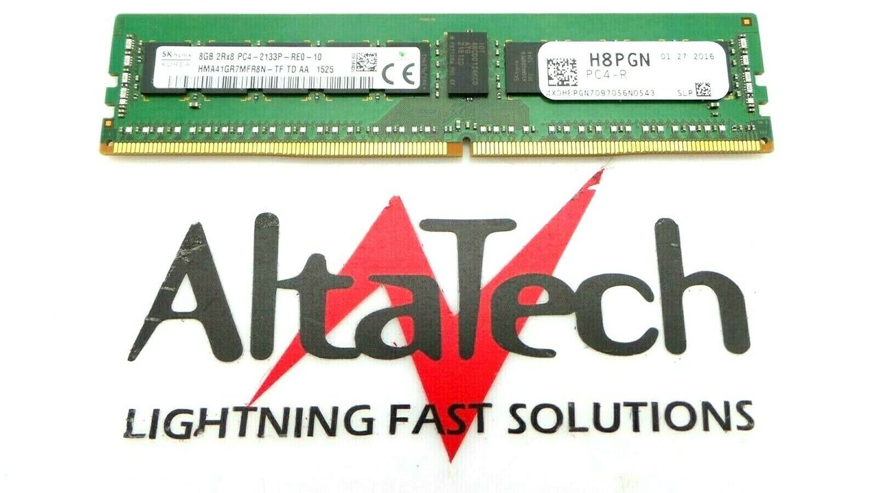 Dell 0H8PGN 8GB PC4-17000P 2RX8 ECC, Used