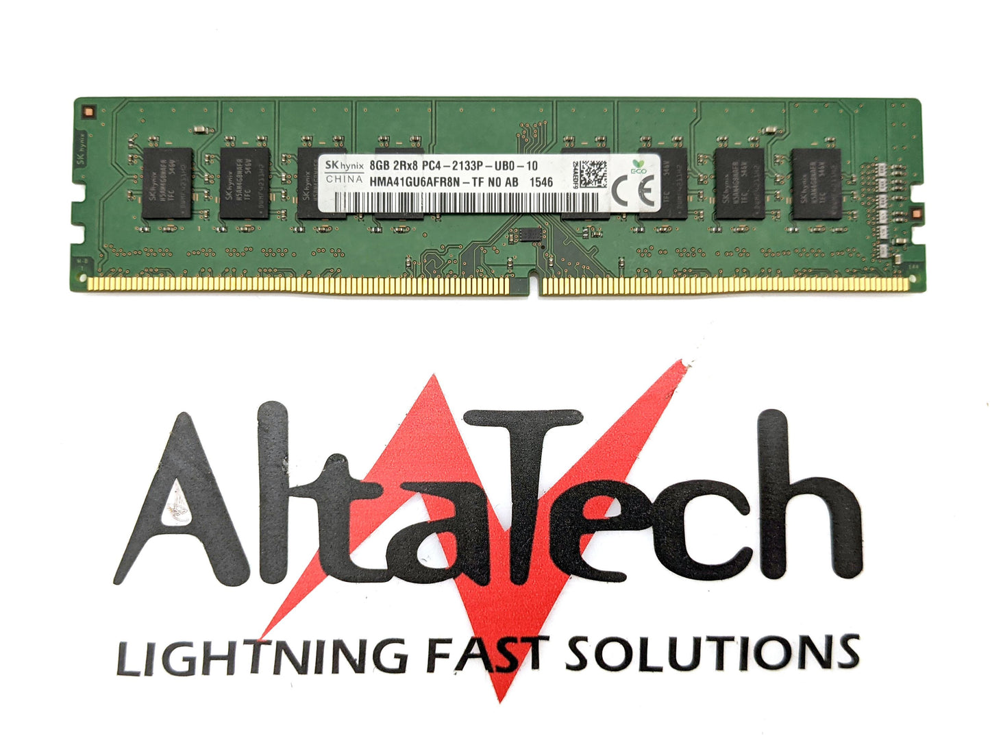 Hynix HMA41GU6AFR8N-TF 8GB PC4-17000U 2Rx8 N-ECC, Used