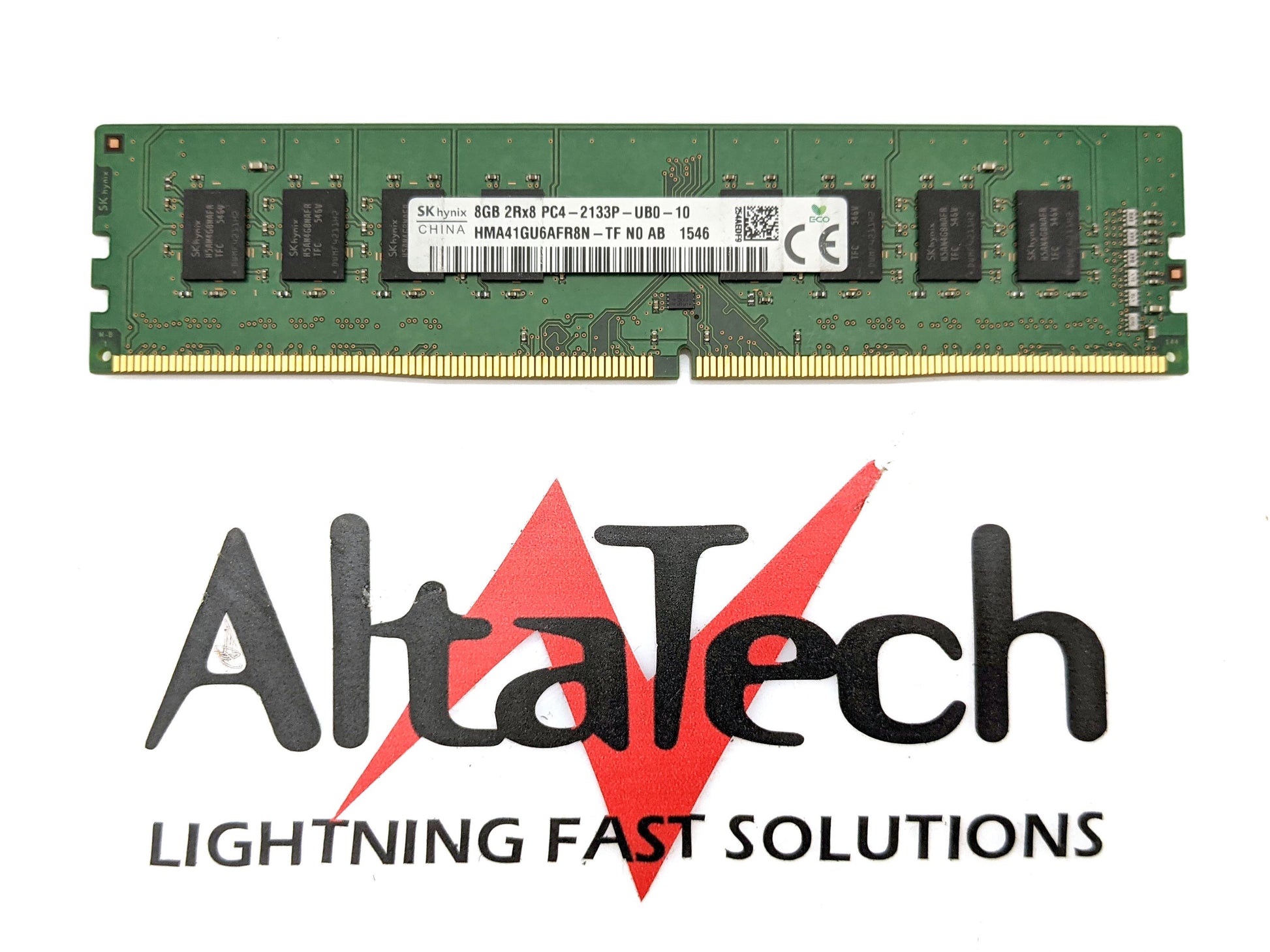 Hynix HMA41GU6AFR8N-TF 8GB PC4-17000U 2Rx8 N-ECC, Used
