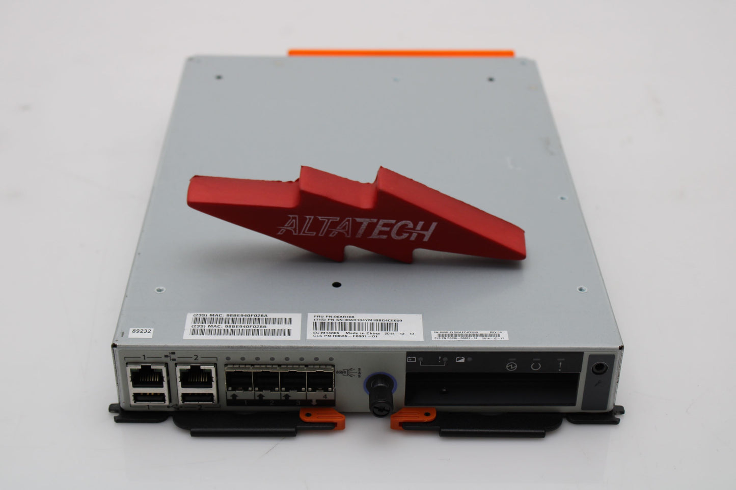 IBM 00AR108 V3700 CONTROLLER, Used