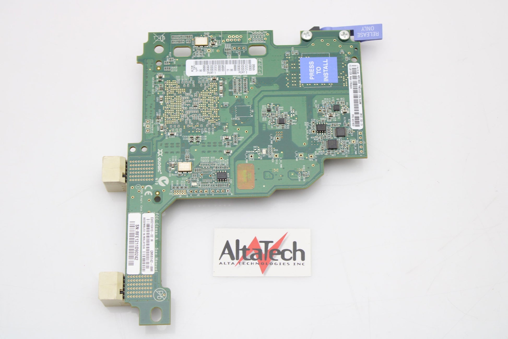 IBM 42C1832 QLOGIC 2-PORT 10 GIGABIT CONVERGED, Used