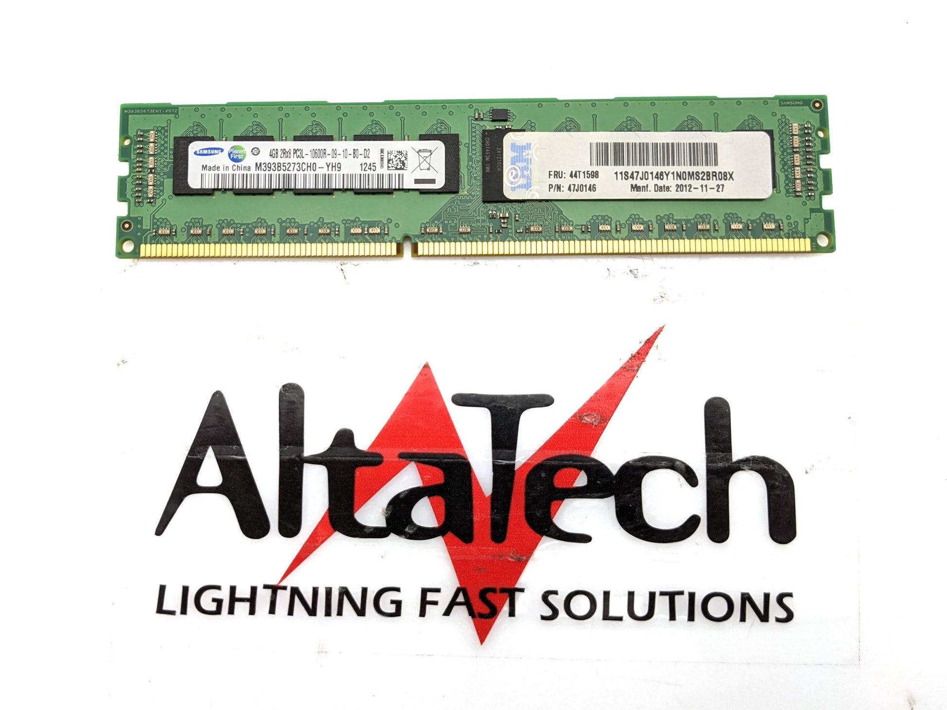 IBM 44T1598 4GB PC3L-10600R 2Rx8, Used