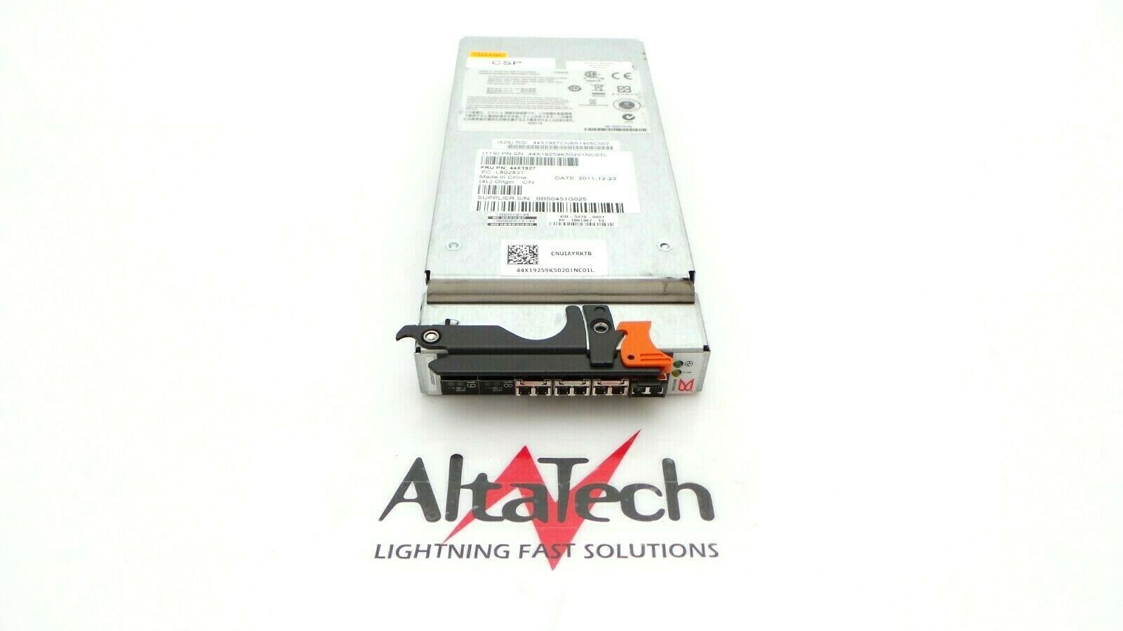 IBM 44X1927 Brocade 10-Port 8GB SAN BladeCenter Switch Module, Used