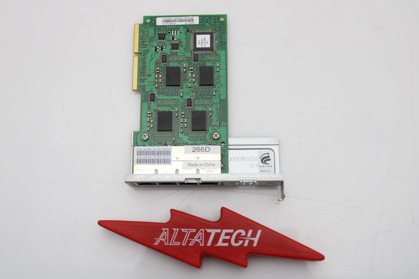IBM 46K8121 1GB QUAD-PORT IVE/HEA (4X RJ-45), Used