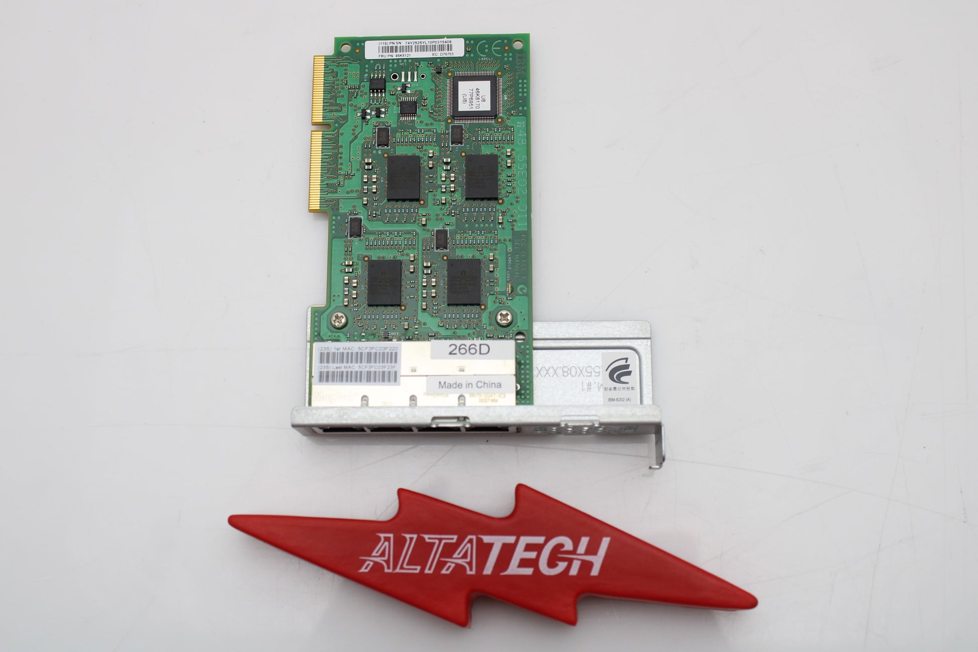IBM 46K8121 1GB QUAD-PORT IVE/HEA (4X RJ-45), Used