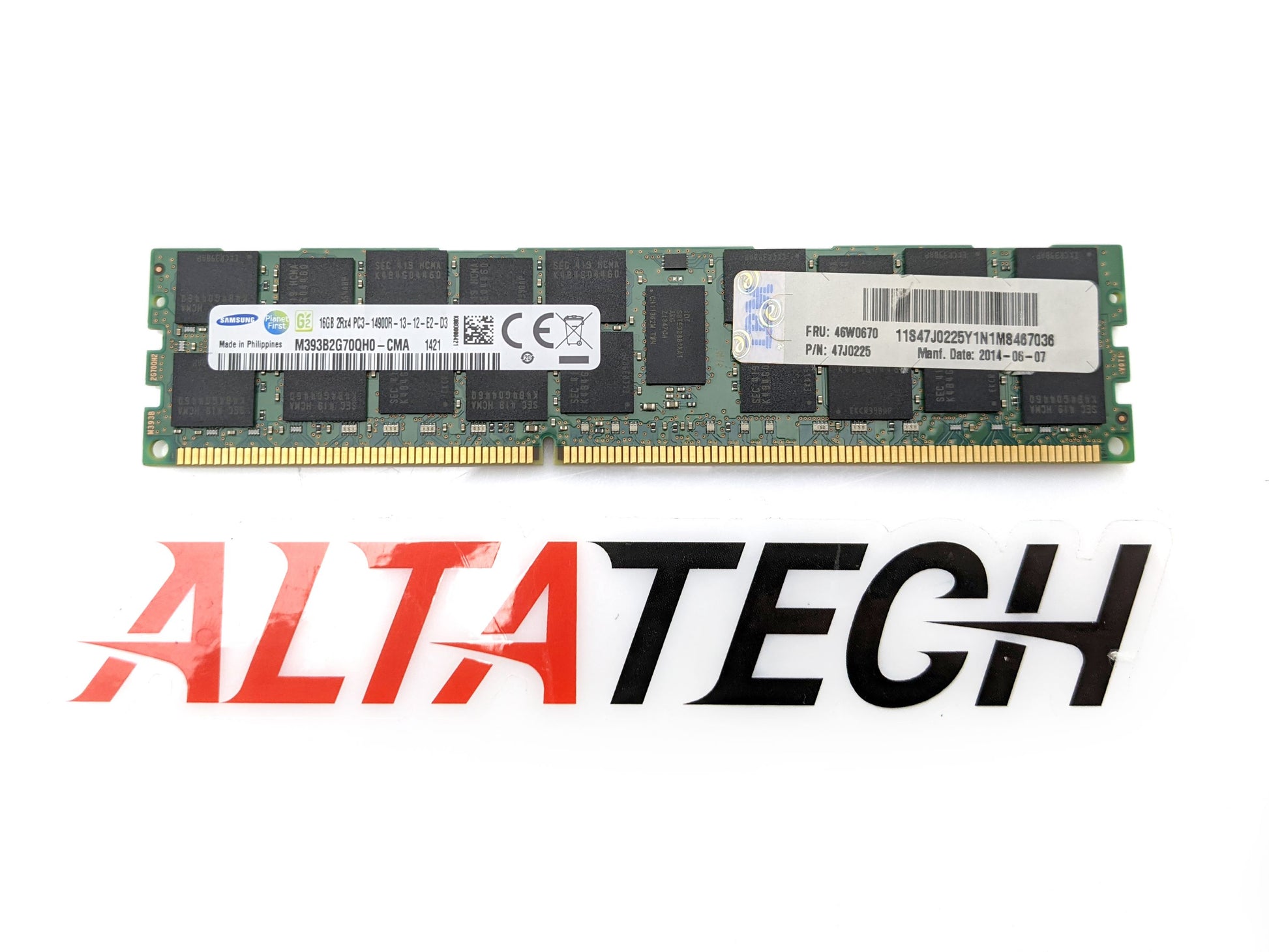 IBM 46W0670 16gb PC3-14900R 2Rx4 ECC memory, Used