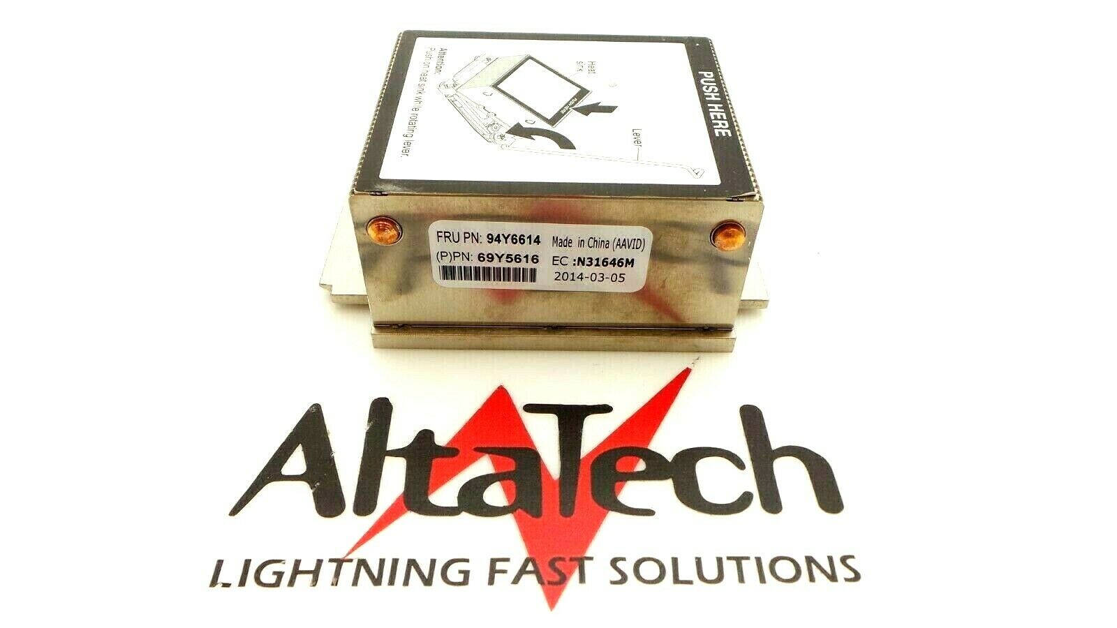IBM 94Y6614 System x3650 M4 130W Heatsink, Used
