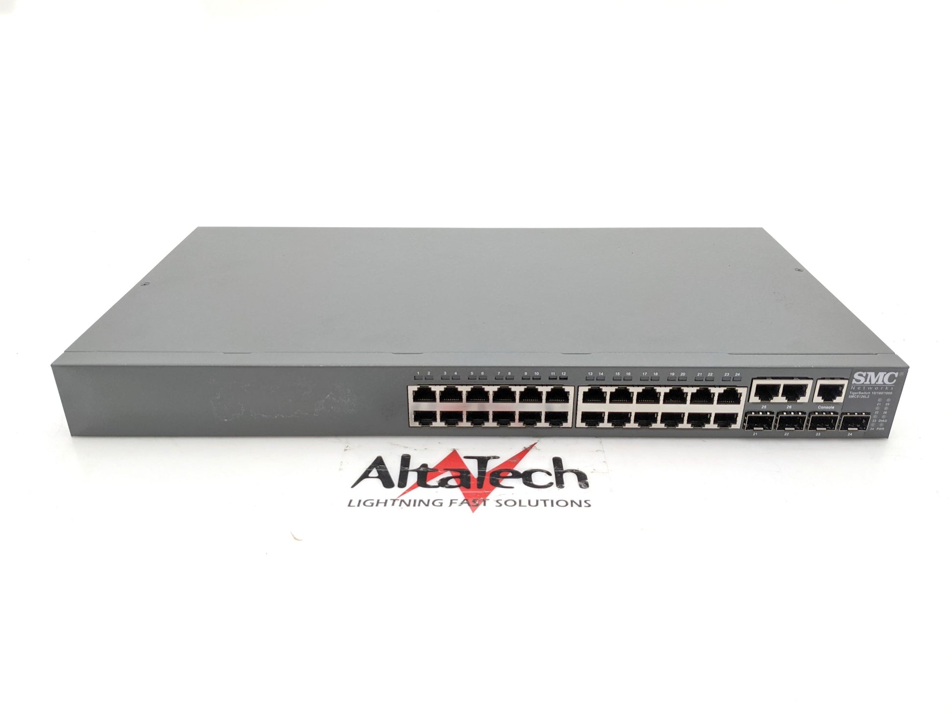 IBM 95P9185 SMC8126L2 26-Port 1GbE RJ-45 Ethernet Switch, Used