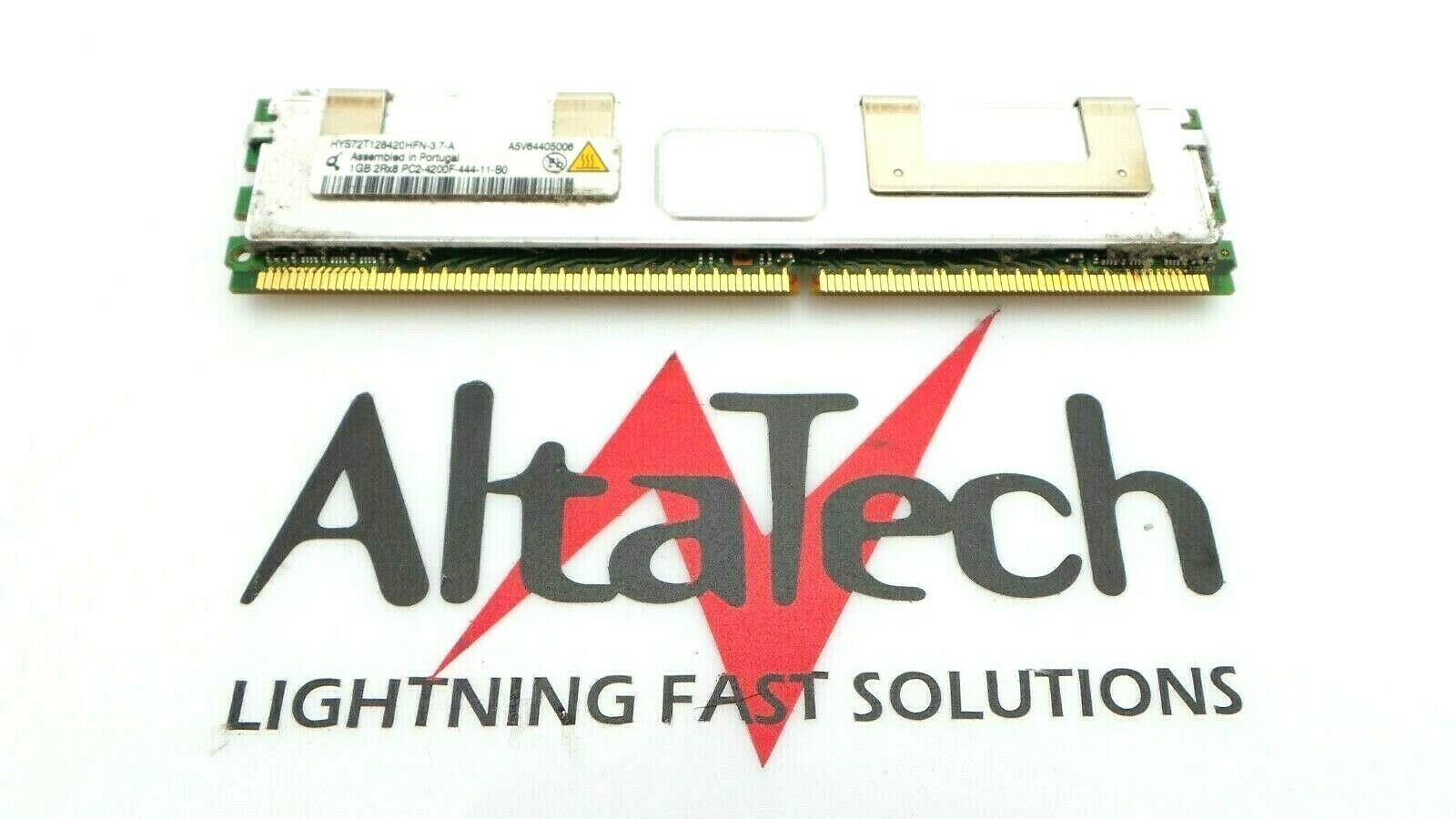 OEM HYS72T128420HFN-3.7A 1GB PC2-4200F DDR2-533 2Rx8 ECC Memory, Used