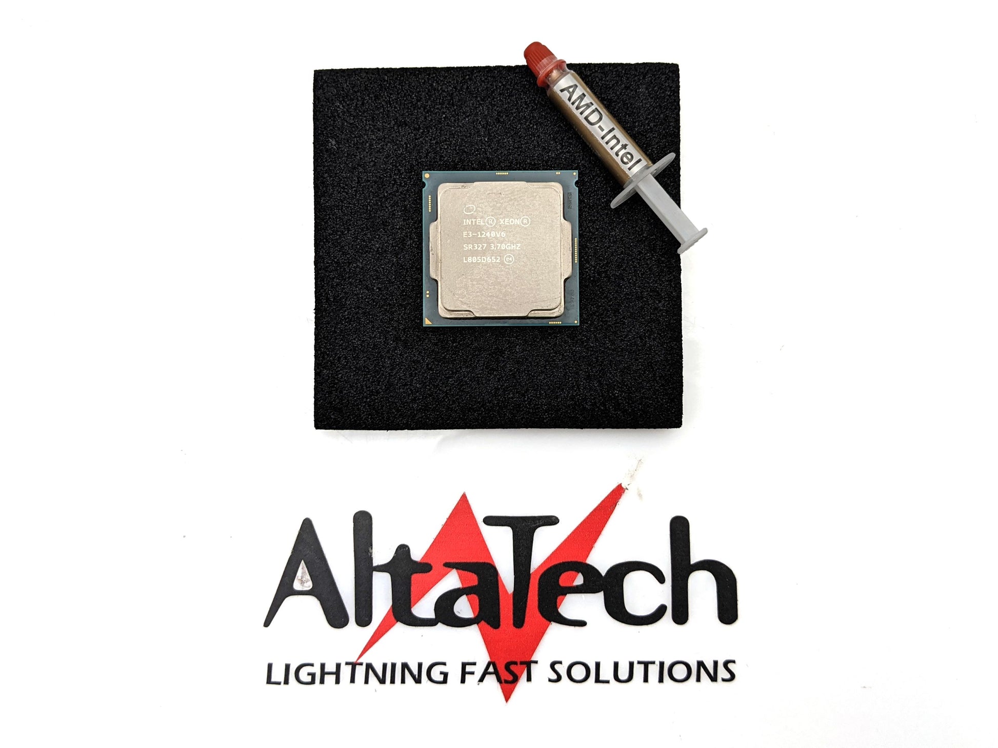 Intel E3-1240V6 Intel Xeon E3-1240v6 3.7GHz Quad-Core 8MB 72W 4C Processor SR327 w/ Thermal Grease, Used