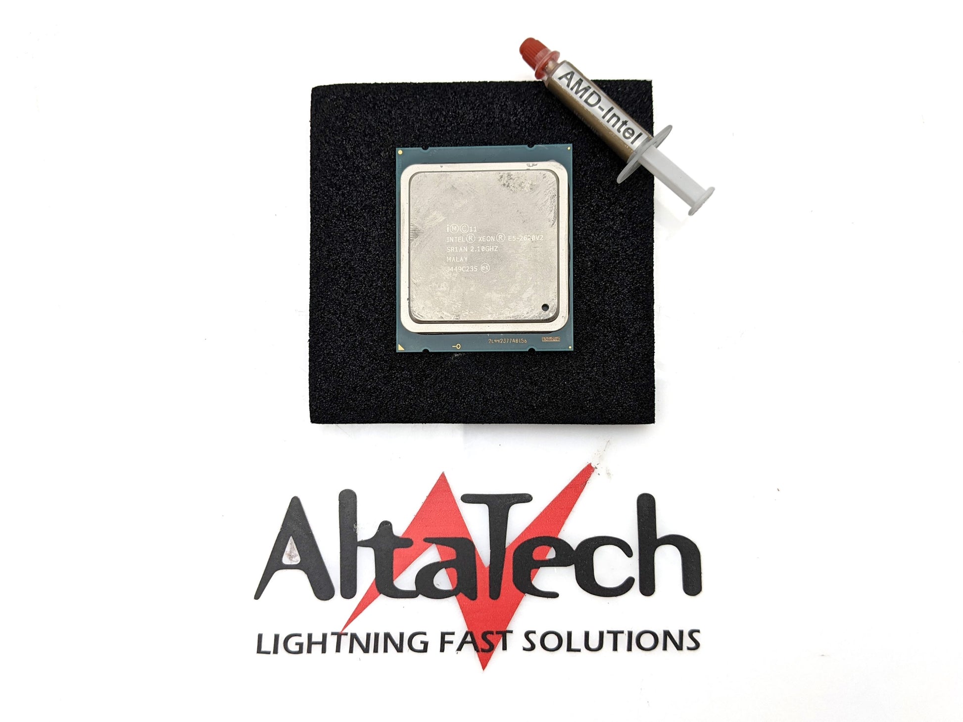 Intel SR1AN Intel SR1AN Xeon E5-2620v2 2.1GHz 6-Core 15MB 80W 6C Processor w/ Thermal Grease, Used