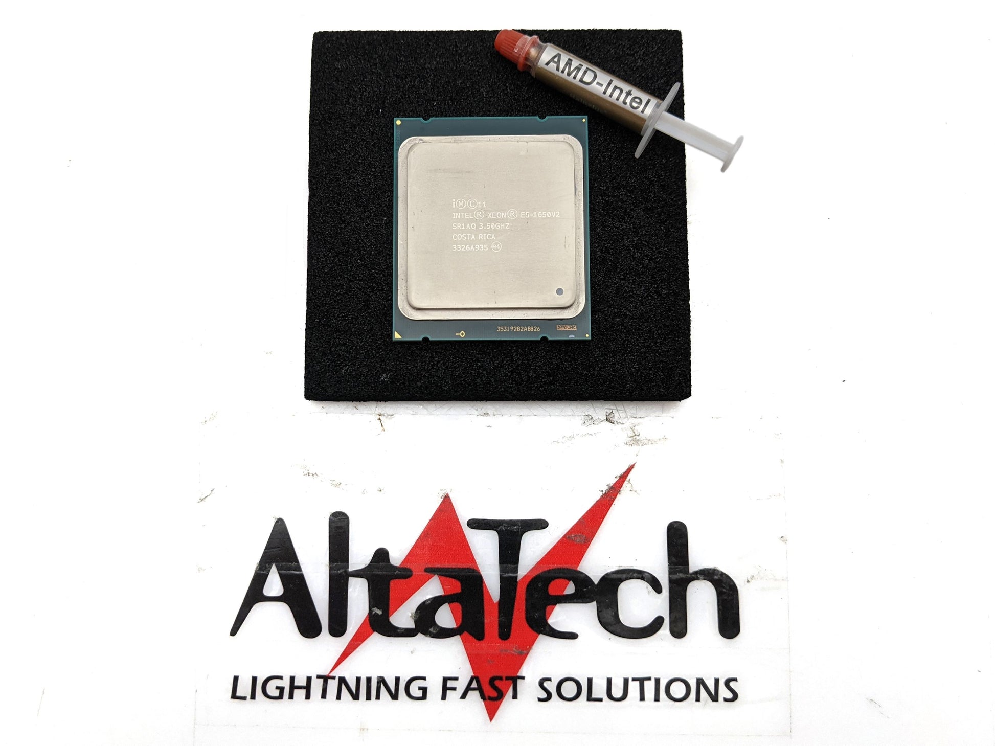 Intel SR1AQ Intel SR1AQ Xeon E5-1650v2 3.0GHz 6-Core 12MB 130W 6C Processor w/ Thermal Grease, Used
