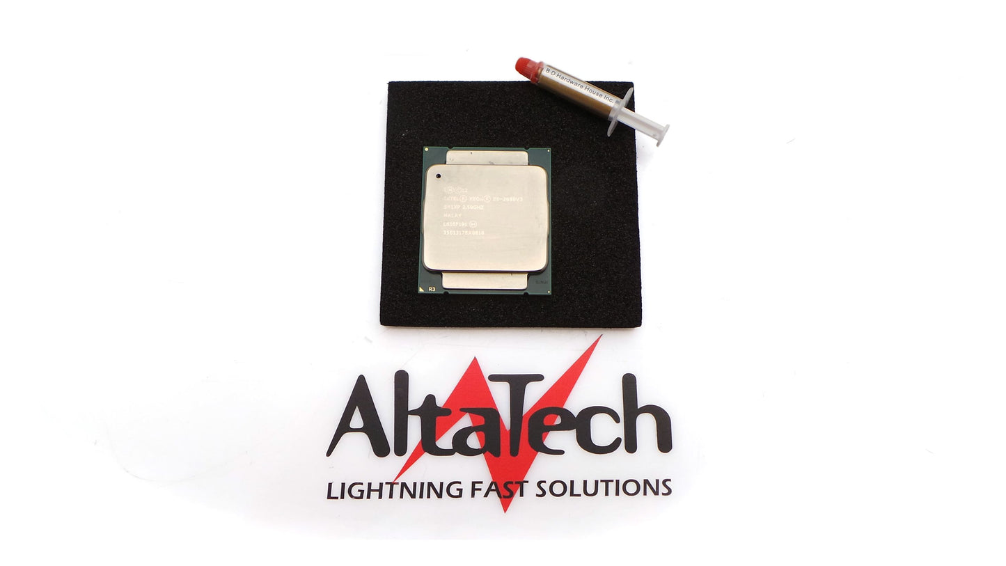 Intel SR1XP Xeon E5-2680 v3 12-Core 2.5GHz Processor w/ Thermal Grease, Used