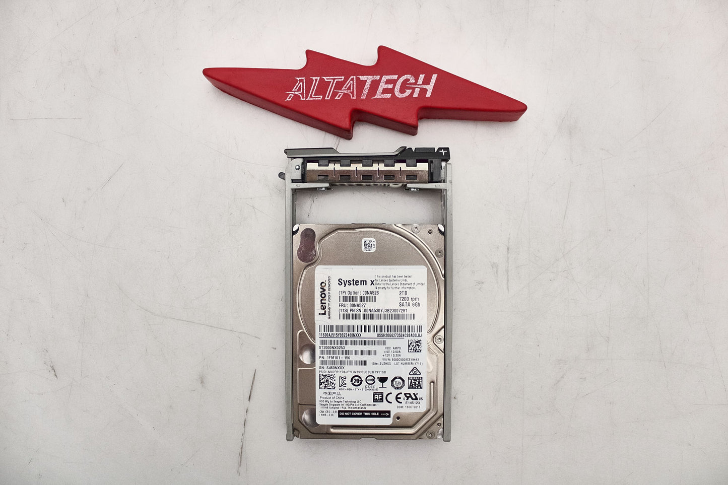 Lenovo 00NA527 2TB 7.2K 2.5" NL-SATA G3HS HDD, Used