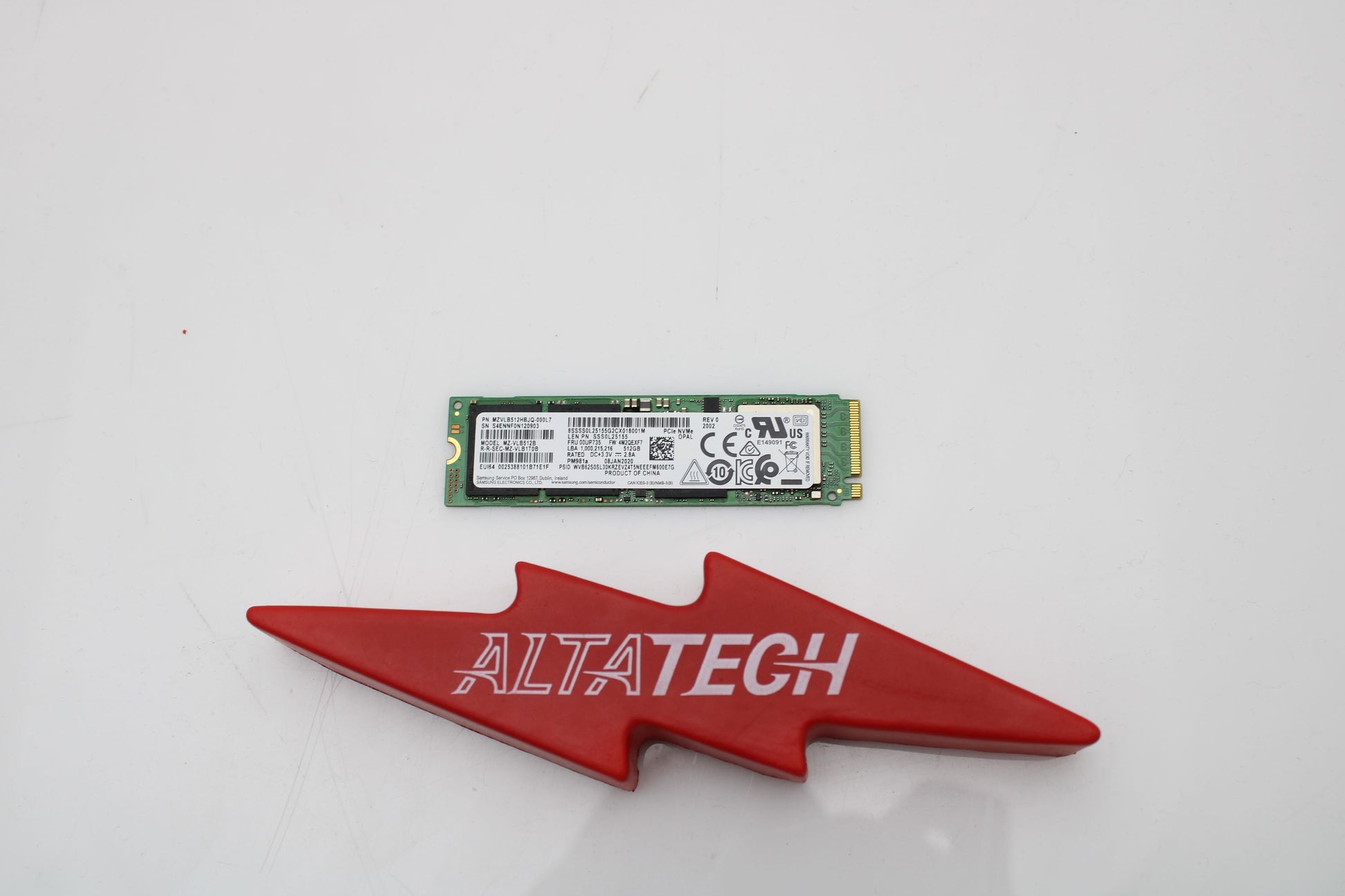 Lenovo 00UP735 512GB SSD M.2 NVME 80 OPAL PM981A 1, Used