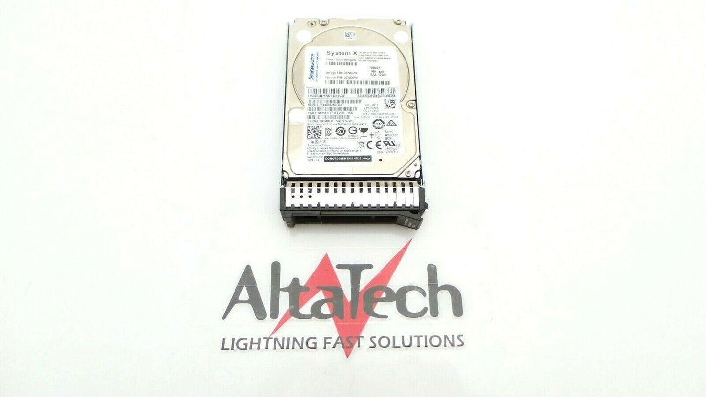Lenovo 00WG696 900GB 10K SAS 2.5" Hard Drive, Used