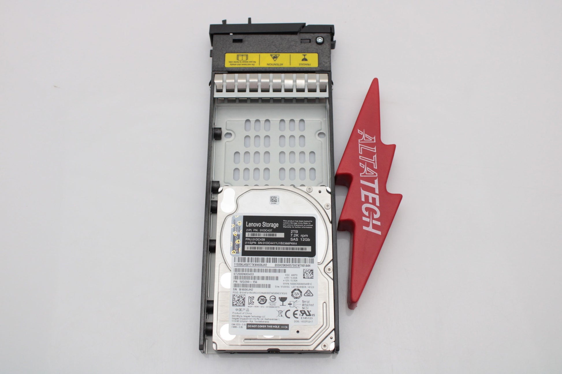 Lenovo 01DC439 2TB 7.2K 12G NL SAS 2.5" HDD, Used