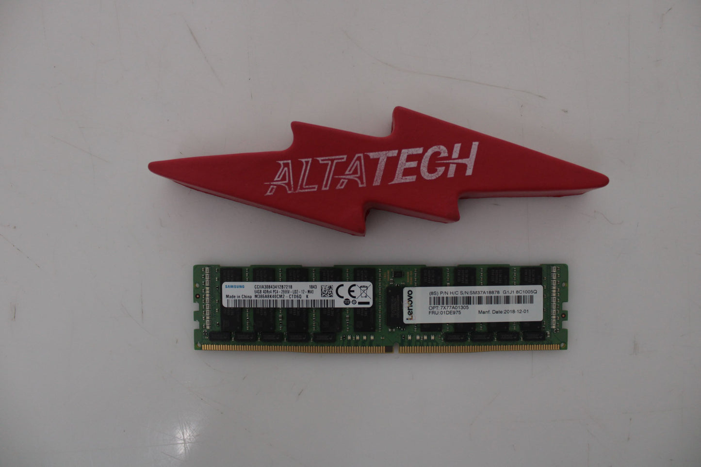 Lenovo 01DE975 64GB PC4-21300V DDR4-2666 4RX4, Used