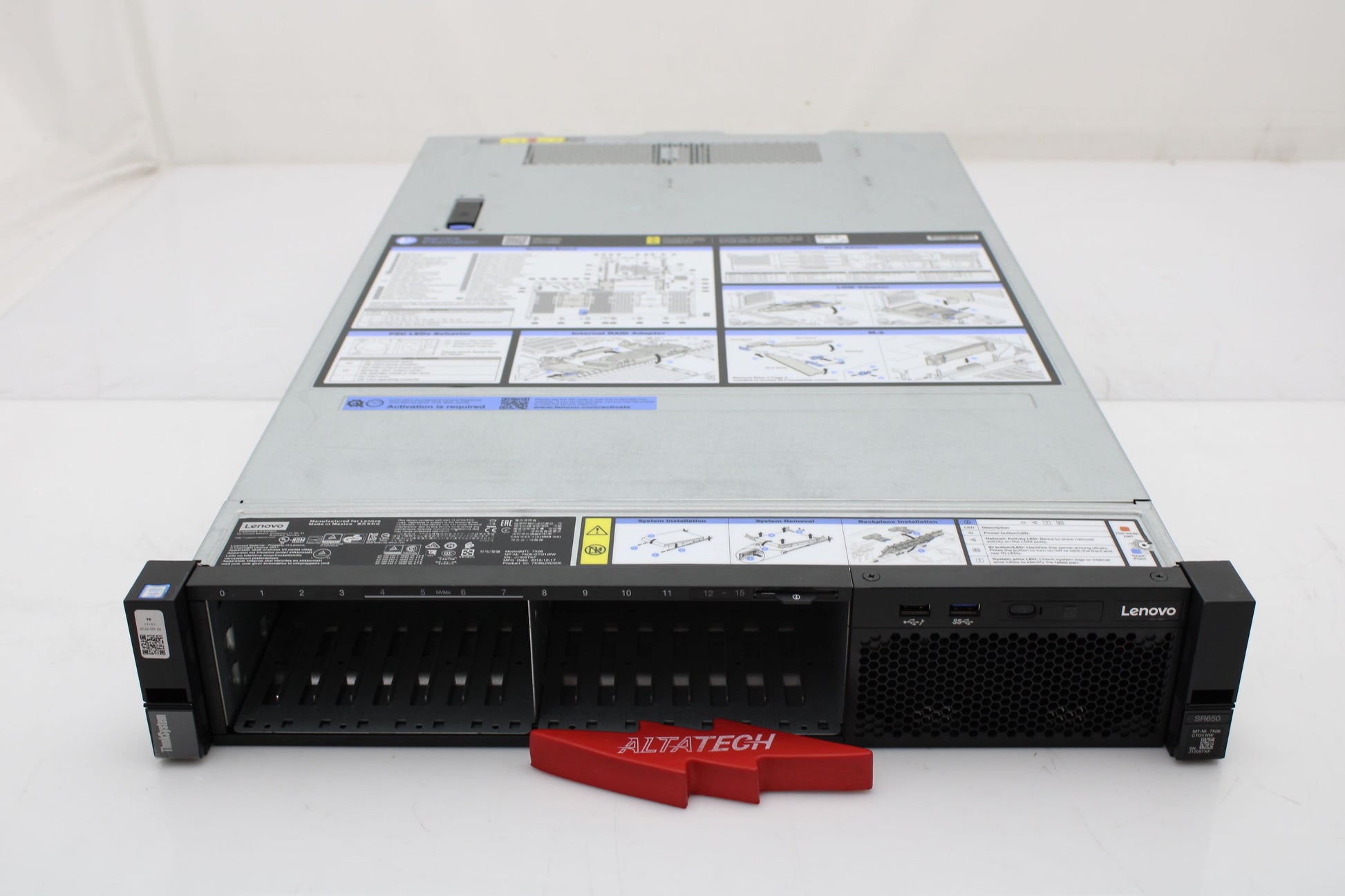 Lenovo 7X06CTO1WW SR650 Server CTO Base Chassis, Used