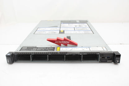 Lenovo 7Y93CTO4WW ThinkAgile VX 1U CTO 10x2.5" Chassis, backplane, fans, heatsink, Used