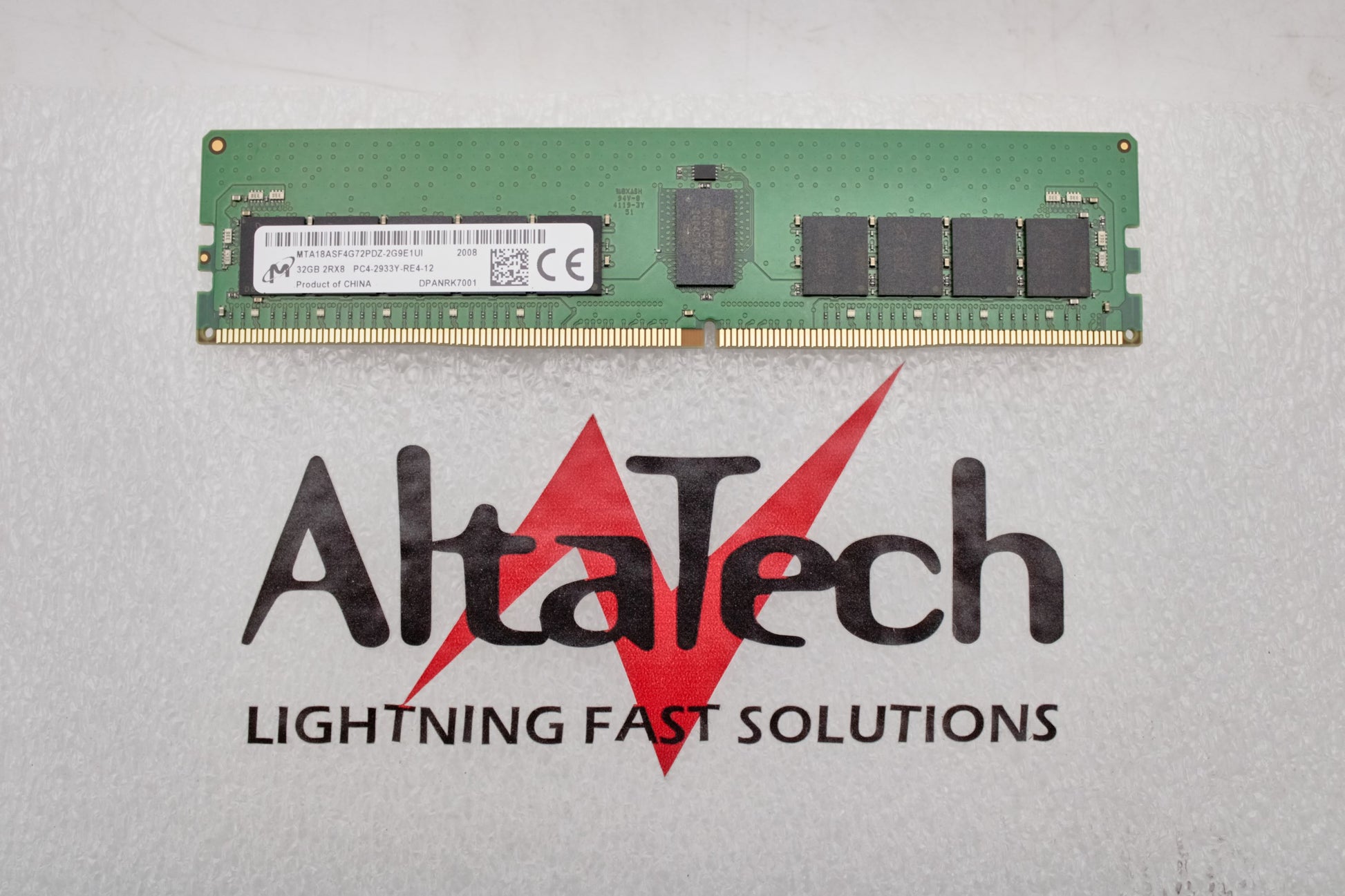Micron MTA18ASF4G72PDZ-2G91 32GB PC4-23400Y DDR4-2933 2RX4 ECC, Used