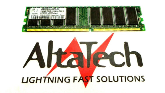 OEM V826632K24SATG-C0 256MB PC-2700U DDR-333 N-ECC Memory, Used