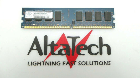 Nanya NT2GT64U8HD0BY-AD Nanya NT2GT64U8HD0BY-AD 2GB 2Rx8 Non-ECC PC2-6400U DDR2-800 Memory, Used