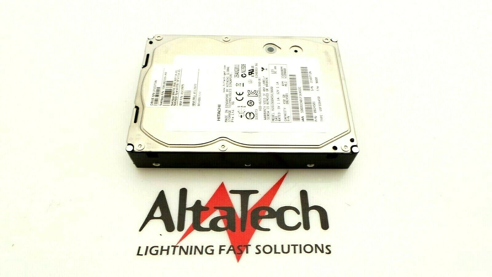 NetApp 0B24501 Hitachi 450GB 15K SAS 3.5" Hard Drive, Used