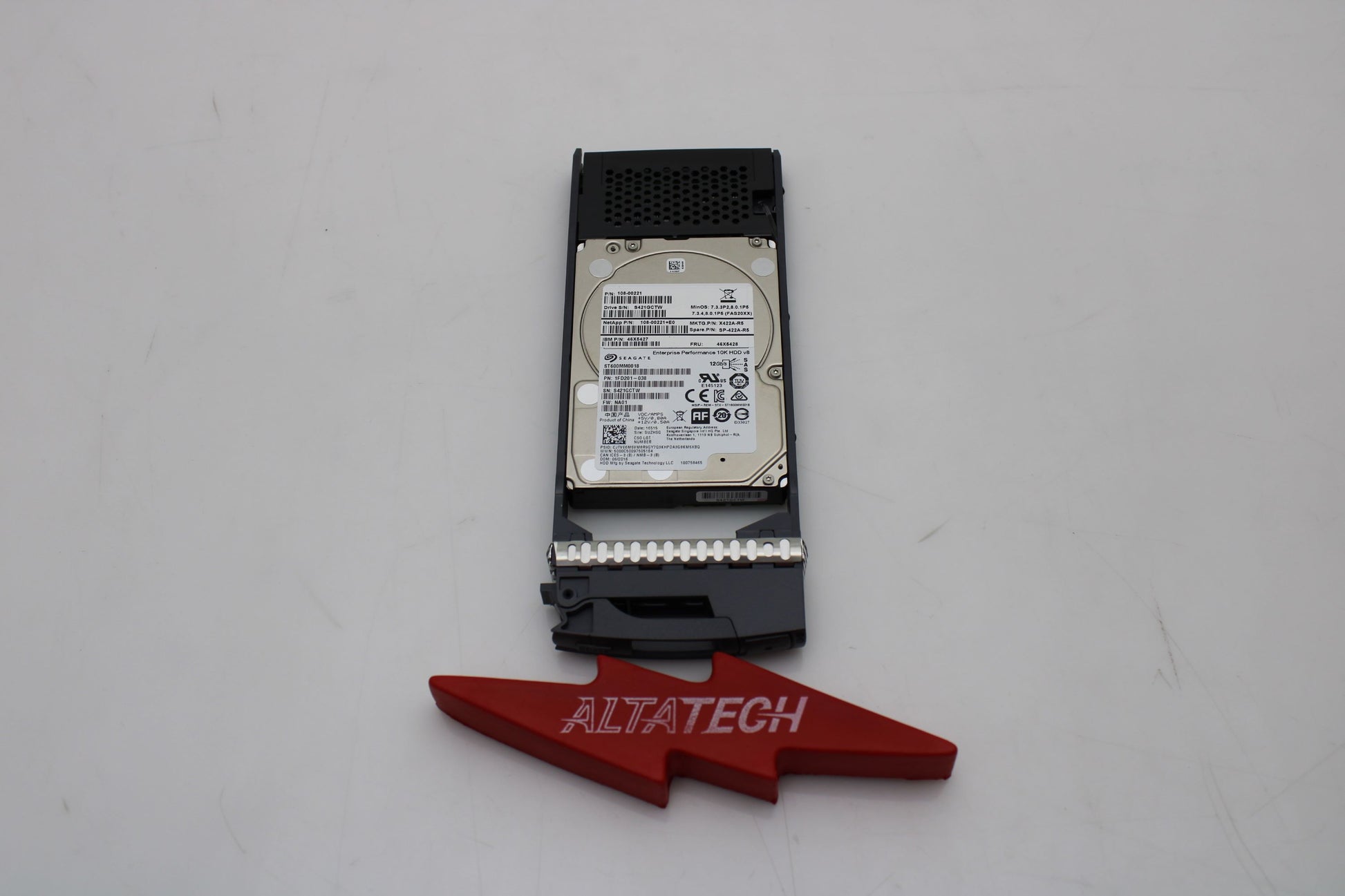 NetApp 108-00221 600GB 10K 6GB 2.5" SAS (X422A-R5), Used