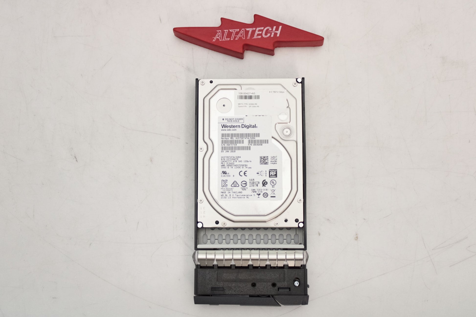NetApp X336A-R6 4TB 7.2K 12G 3.5" HDD, Used