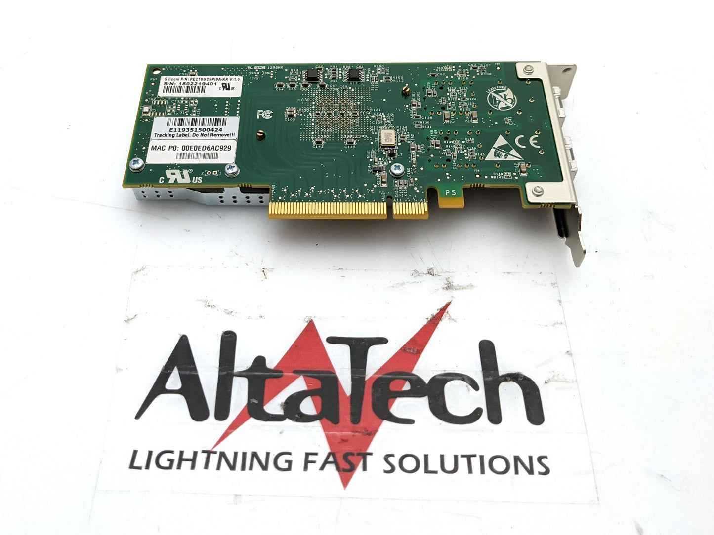 OEM PE210G2SPI9-XR 10Gbps Dual SFP+ Ethernet Adapter, Used