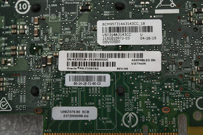 Oracle 7339763 DUAL 10/25GB ETHERNET CARD, Used