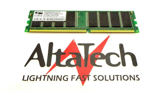 OEM V826664K24SCTG-D3 512MB PC-3200U DDR-400 N-ECC Memory, Used