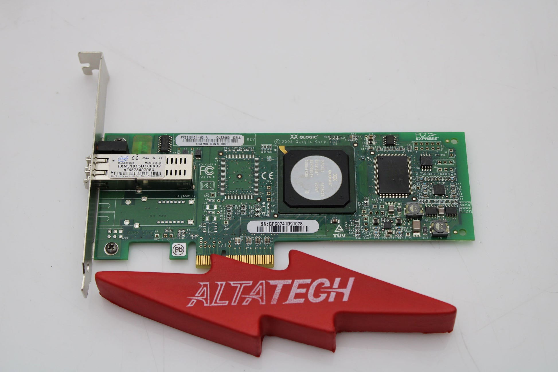 QLogic QLE2460 QLogic 4GB Single Port PCI-E FC HBA, Used
