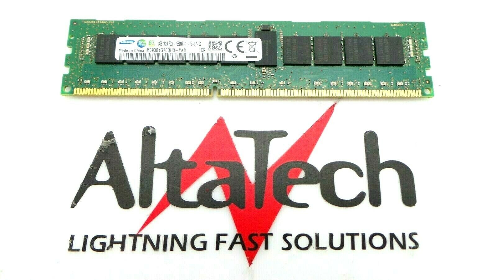 Samsung M393B1G70QH0-YK0 8GB PC3L-12800R 1Rx4 ECC, Used