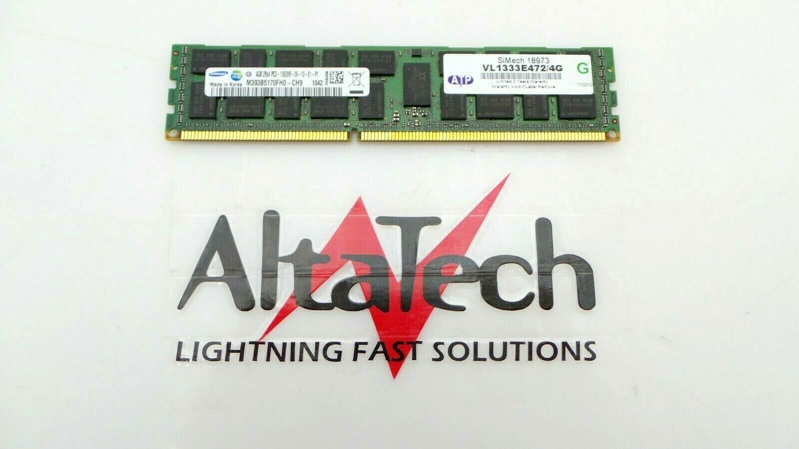 Samsung M393B5170FH0-CH9 4GB PC3-10600R 2Rx4 ECC, Used
