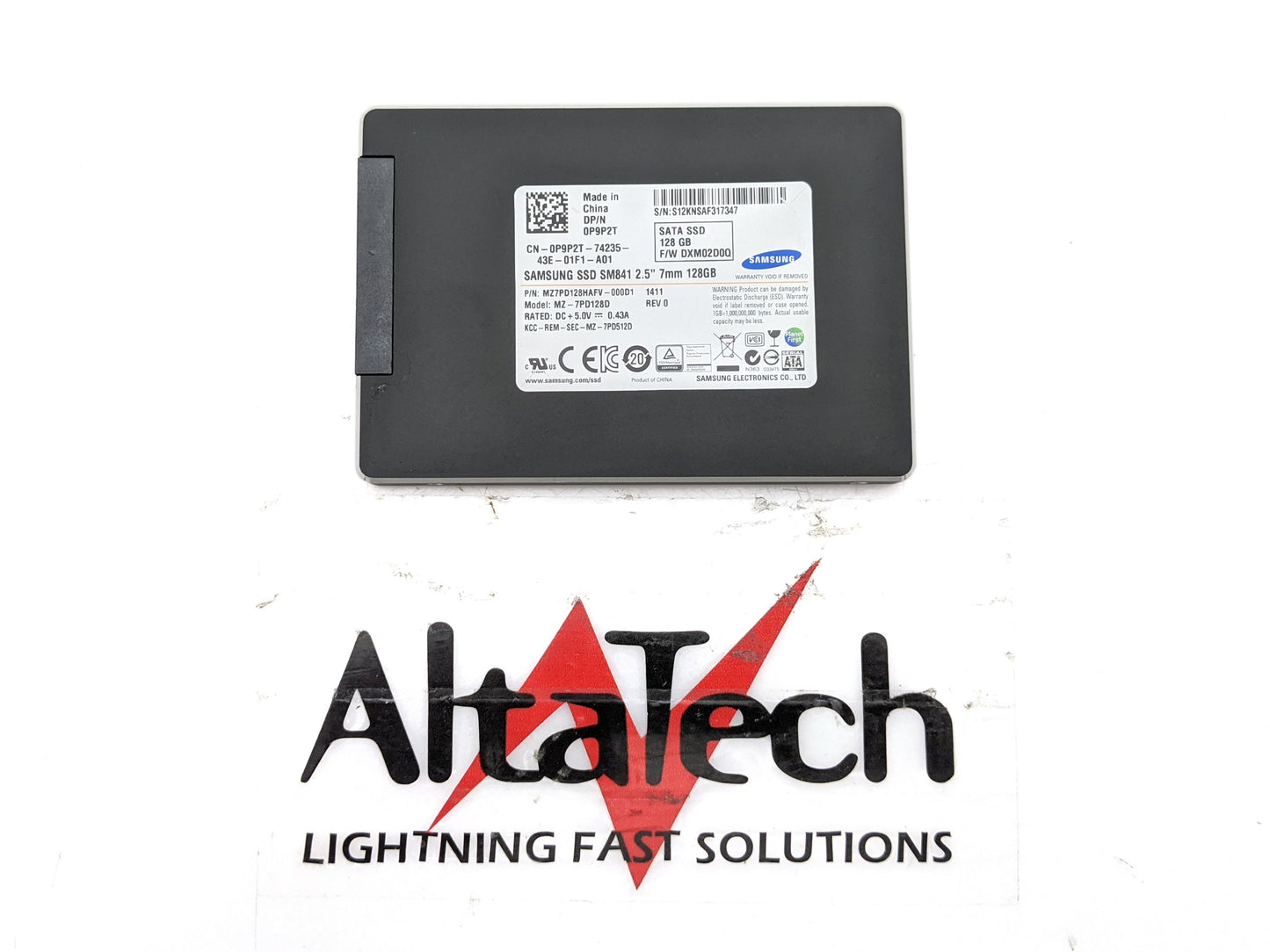 Samsung MZ-7PD128D 128GB SSD SATA 2.5" 6G, Used