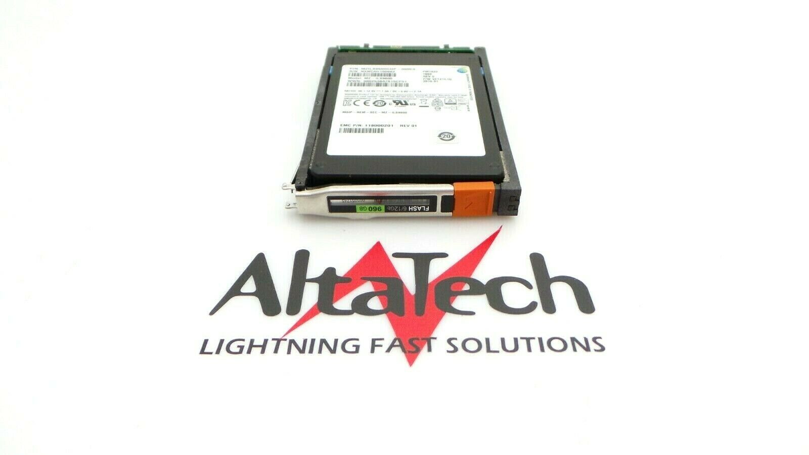 Samsung MZILS960HCHP-000C3 960GB SSD SAS 2.5" 12G, Used