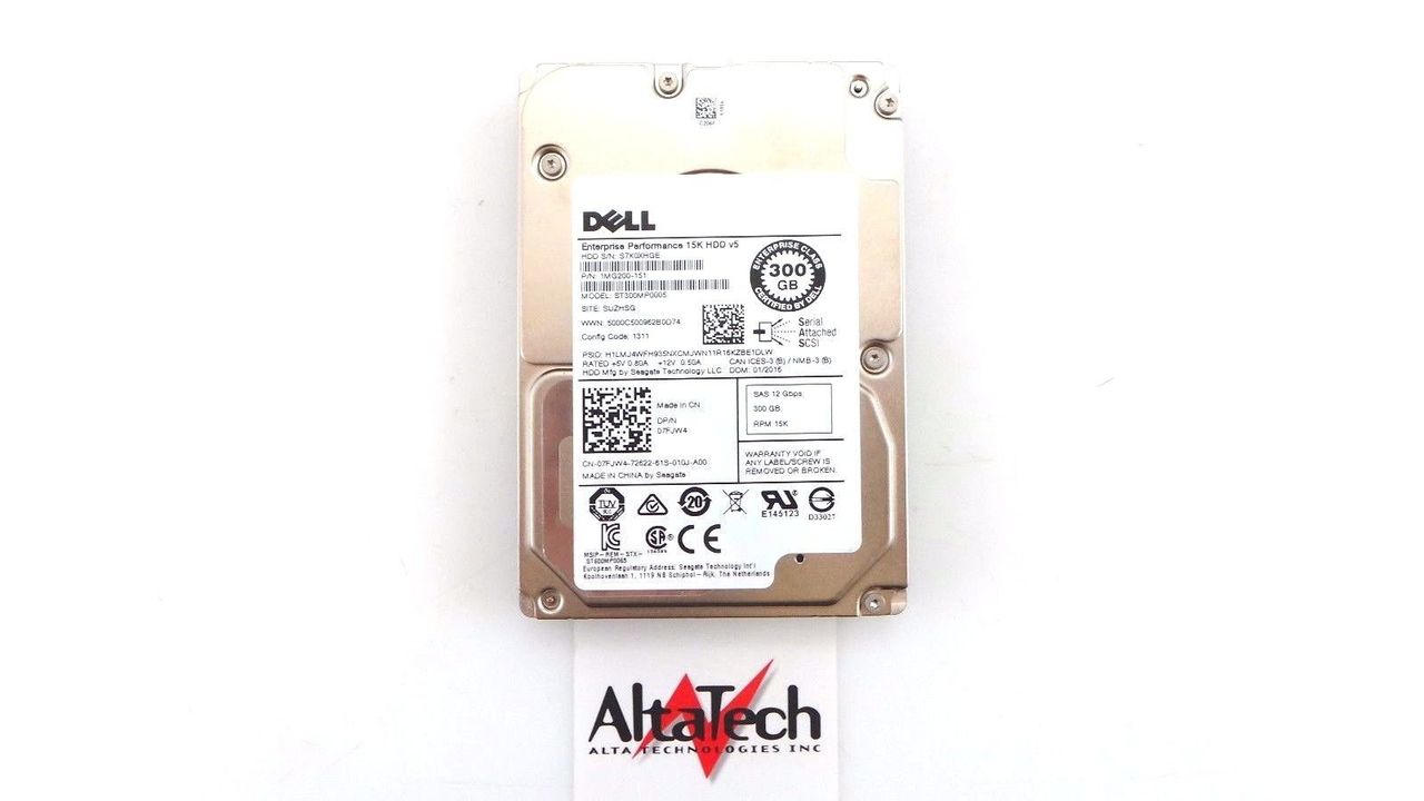 Seagate ST300MP0005 300GB 15K SAS 2.5" 12G, Used