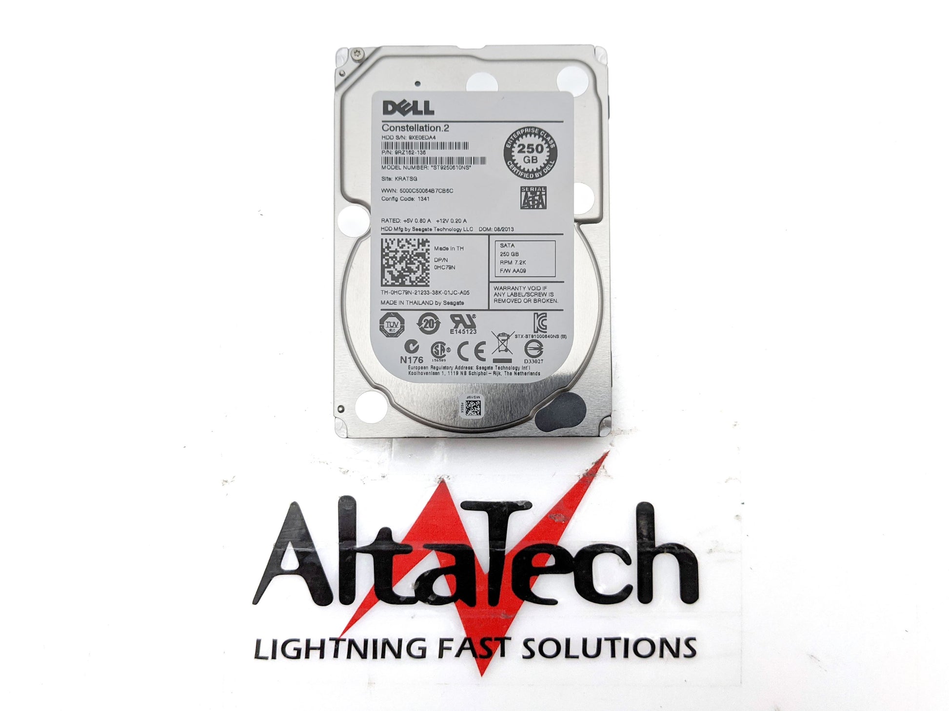 Seagate ST9250610NS 250GB 7.2K SATA 2.5 3G, Used