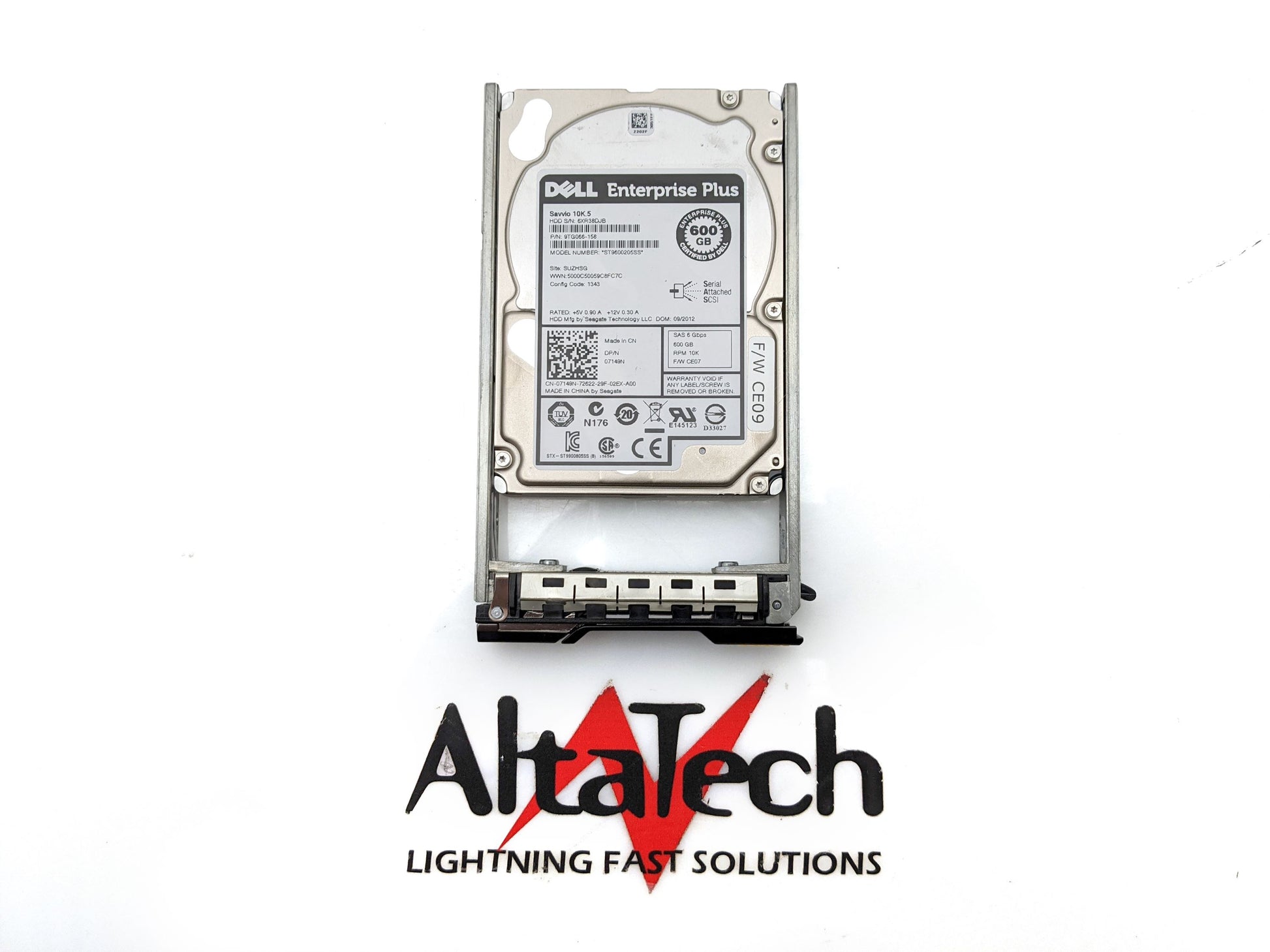 Seagate ST9600205SS Compellent 600GB 10K SAS 2.5 6G, Used